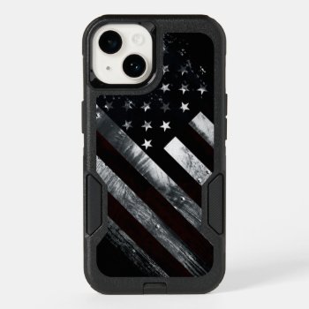 Patriotic Industrial American Flag Otterbox Iphone 14 Case by KDRDZINES at Zazzle