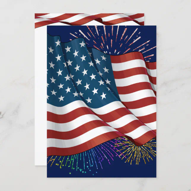 Patriotic Invitation Zazzle