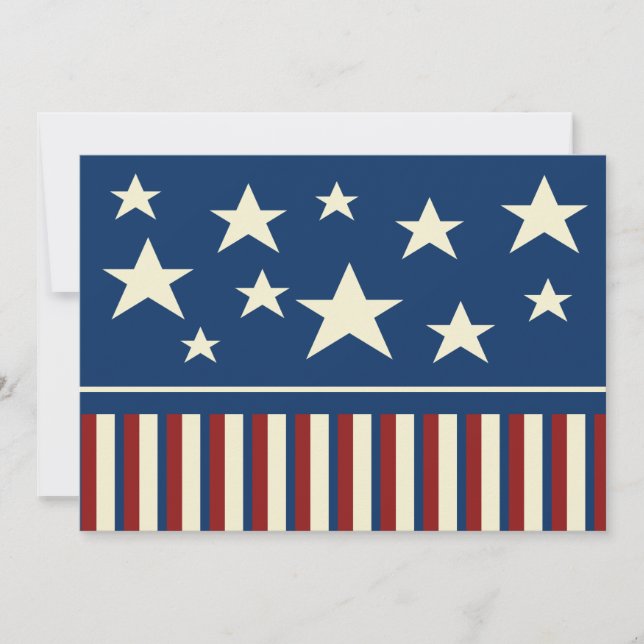 Patriotic Invitations (Front)