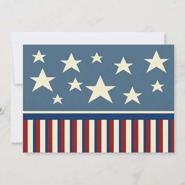 Patriotic Invitations (Front)