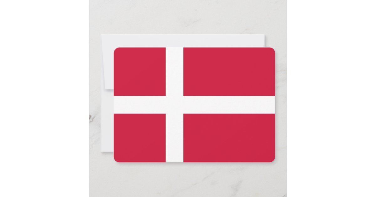Patriotic invitations with Denmark Flag Zazzle