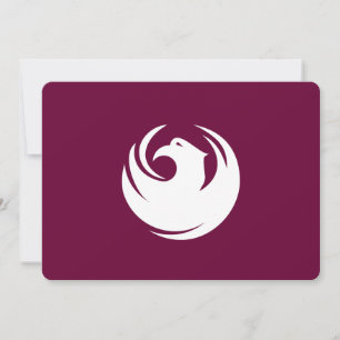 Patriotic invitations with Flag of Phoenix City