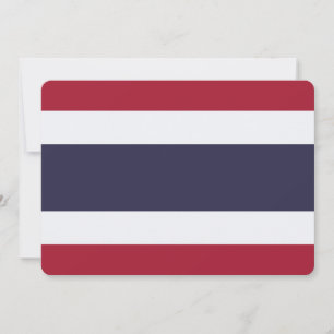 Patriotic invitations with Flag of Thailand
