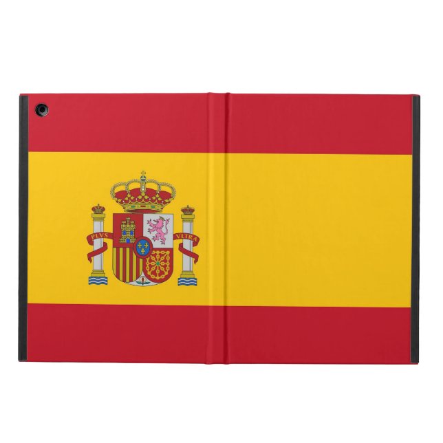 Patriotic ipad case with Flag of Spain (Outside)