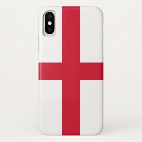 Patriotic Iphone X Case with England Flag