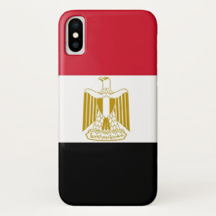 Patriotic Iphone X Case with Flag of Egypt