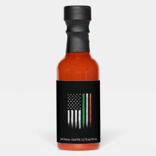Patriotic Irish American Flag Ireland St. Patrick' Hot Sauces