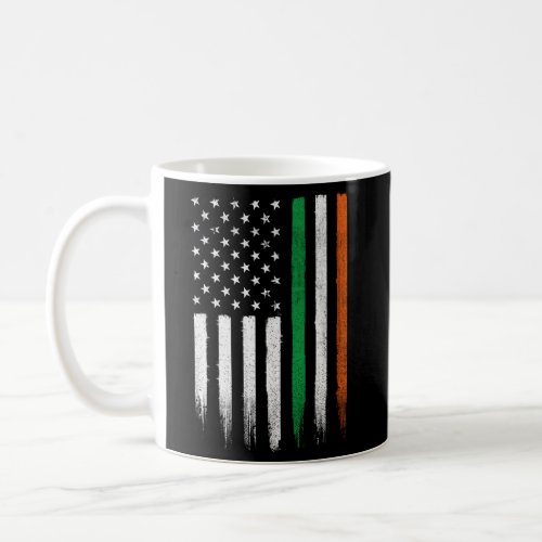 Patriotic Irish American Flag Ireland St PatrickS Coffee Mug