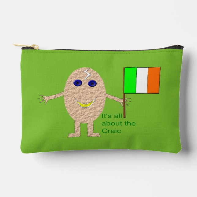 Patriotic Irish Egg Accessory Pouch (Front)