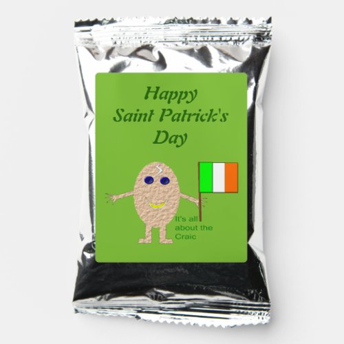 Patriotic Irish Egg All About the Craic Custom Coffee Drink Mix