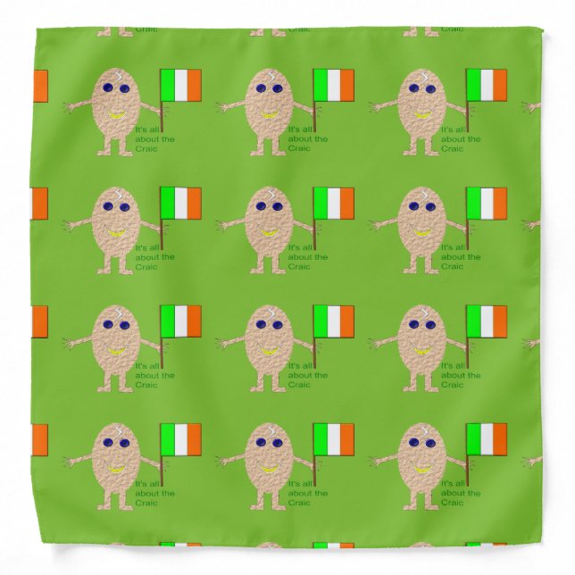 Patriotic Irish Egg Bandana (Front)
