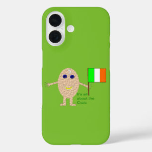Patriotic Irish Egg iPhone 16 Case