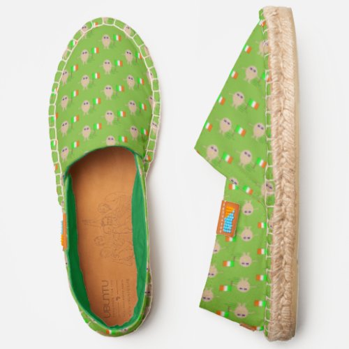 Patriotic Irish Egg Espadrilles