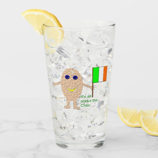 Patriotic Irish Egg Glass (Front Ice)