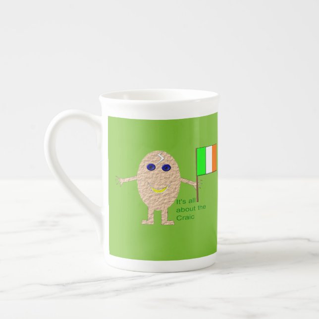 Patriotic Irish Egg Mug (Left)