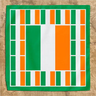 Patriotic Irish Flag Bandana, fashion Ireland Bandana
