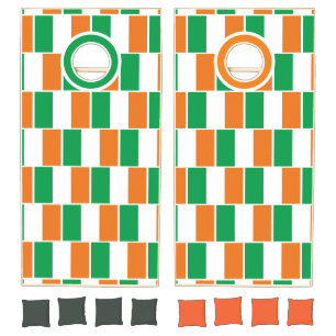 Patriotic IRISH FLAG Cornhole Set