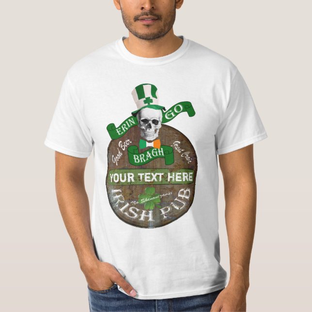 Patriotic Irish St Patricks T-Shirt (Front)