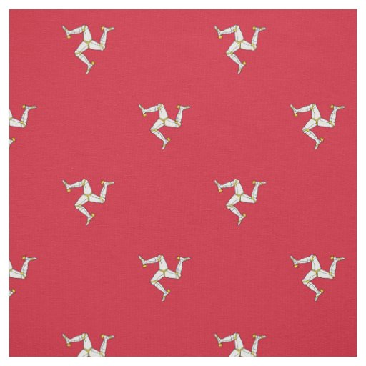 Patriotic Isle of Man Flag Fabric