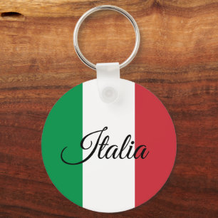 Patriotic Italian Flag keychain, Italy fashion Keychain