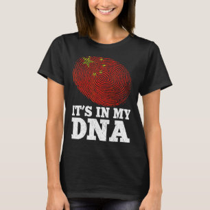 Patriotic It's In My Dna Fingerprint China Flag T-Shirt