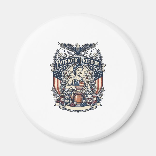 Patriotic Jam Maker Magnet (Front)