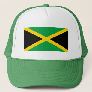 Patriotic Jamaica Flag Trucker Hat