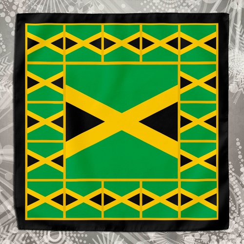 Patriotic Jamaican Flag Bandana fashion Jamaica Bandana