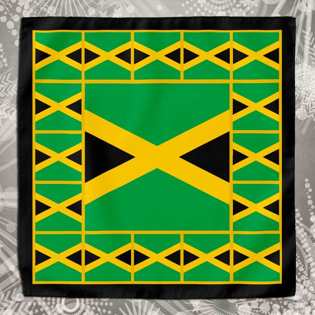 Patriotic Jamaican Flag Bandana, fashion Jamaica Bandana (Creator Uploaded)