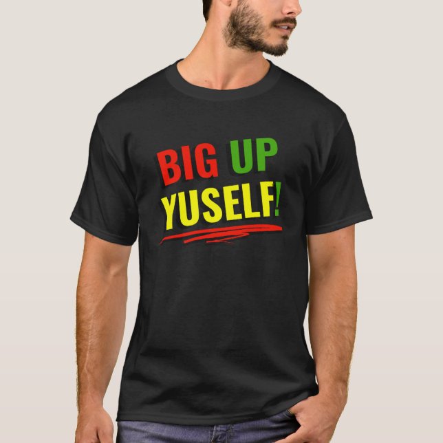 Patriotic Jamaican Roots Reggae Jamaica Pride Regg T-Shirt (Front)