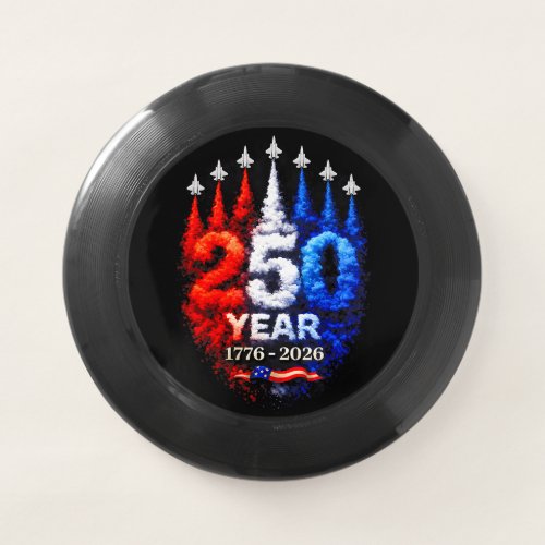 Patriotic Jet Formation Artwork Wham-O Frisbee