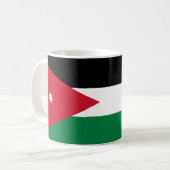 Patriotic Jordan Flag Coffee Mug (Front Left)