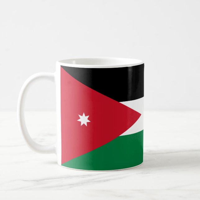 Patriotic Jordan Flag Coffee Mug (Left)