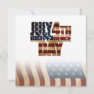Patriotic July 4th Flag Design