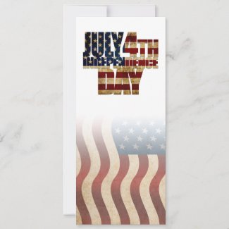 Patriotic July 4th Flag Design