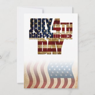 Patriotic July 4th Flag Design