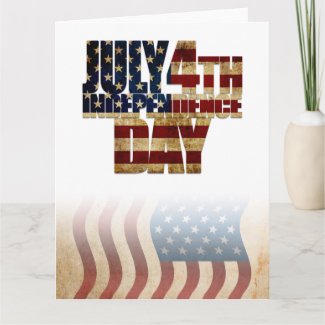Patriotic July 4th Flag Design