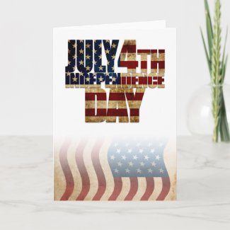 Patriotic July 4th Flag Design