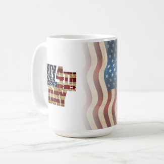 Patriotic July 4th Flag Design