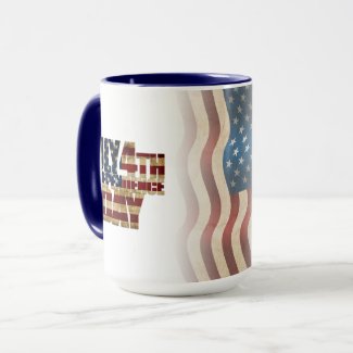 Patriotic July 4th Flag Design