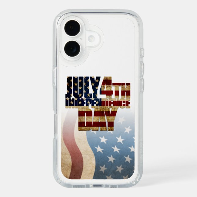 Patriotic July 4th Flag Design Speck iPhone Case (Front)