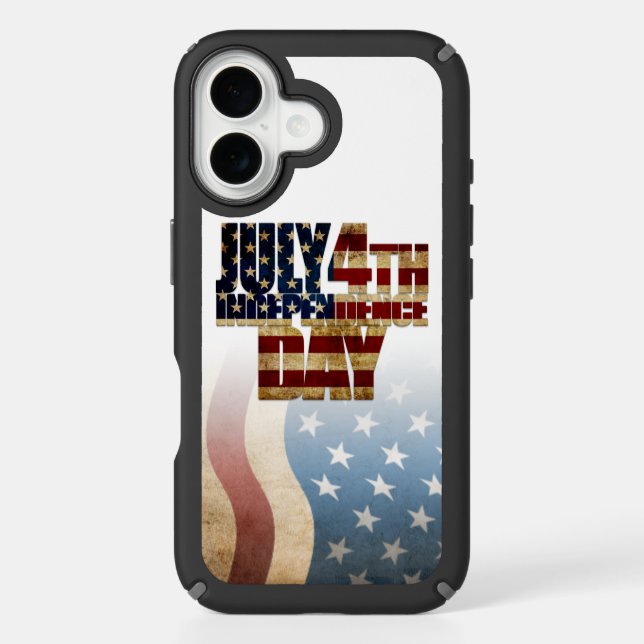 Patriotic July 4th Flag Design Speck iPhone Case (Front)