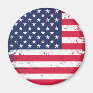 Patriotic July 4th Magnet