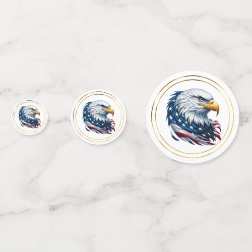 Patriotic July 4th Table Confetti