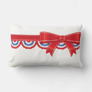 Patriotic July 4th Throw Pillow