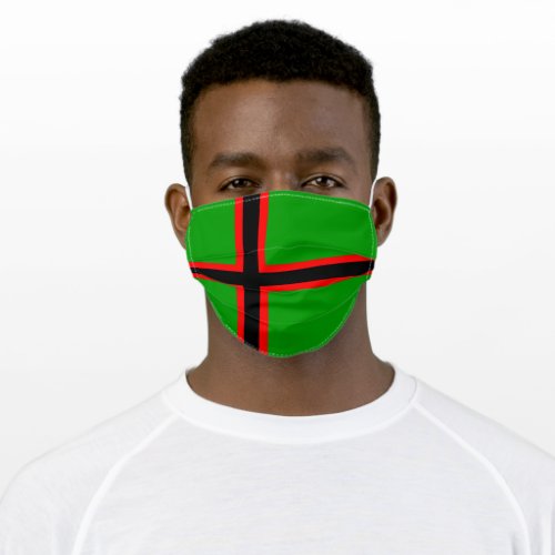 Patriotic Karelia Flag Adult Cloth Face Mask