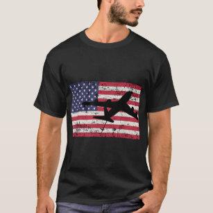 Patriotic KC-135 Stratotanker jet American flag T-Shirt