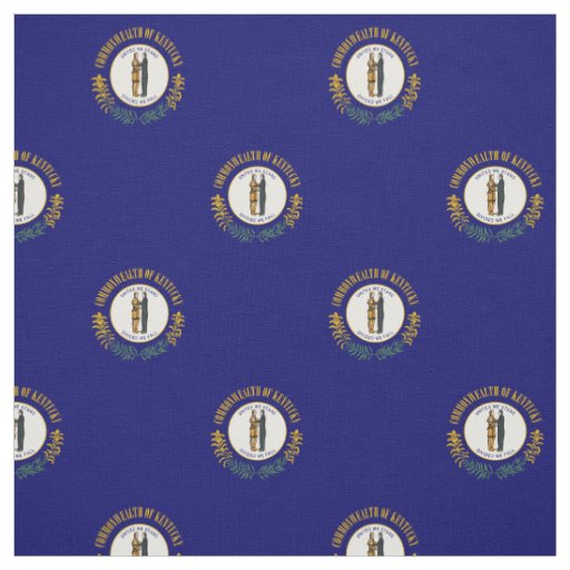 Patriotic Kentucky State Flag Fabric