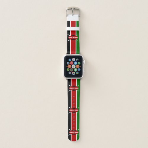 Patriotic Kenya Flag Apple Watch Band