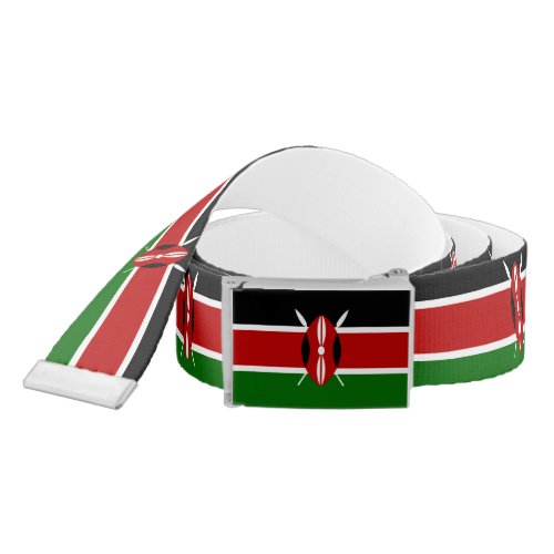 Patriotic Kenya Flag Belt